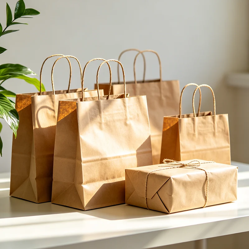 Vilka är de vanligaste typerna och materialen för papperspåsförpackningar?