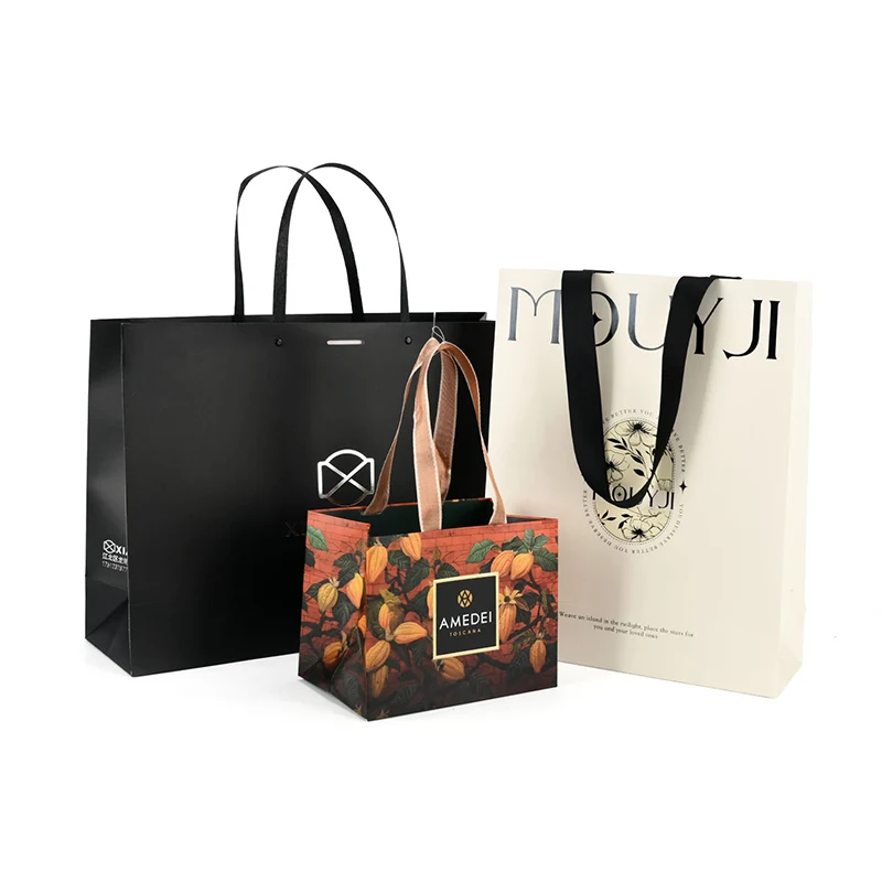 Shopping papperspåse med handtag